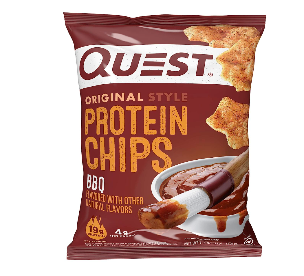 Quest Nutrition Protein Chips, BBQ, High Protein, Low Carb, 1.1 Ounce (Pack of 12)