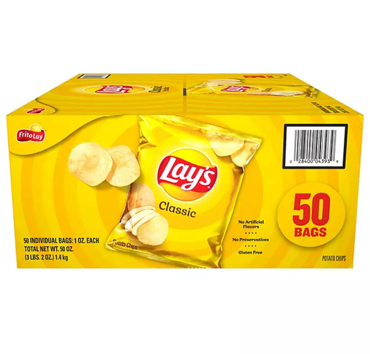 Lay's Classic Potato Chips (1 oz., 50 pk.)