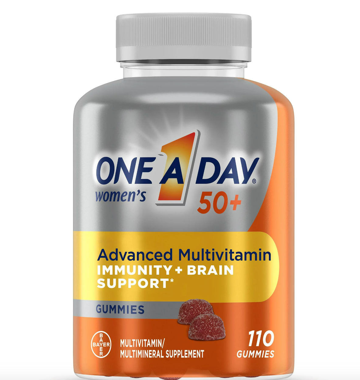 One A Day Men's 50+ Multivitamins Gummies 3 pk. 110 ct