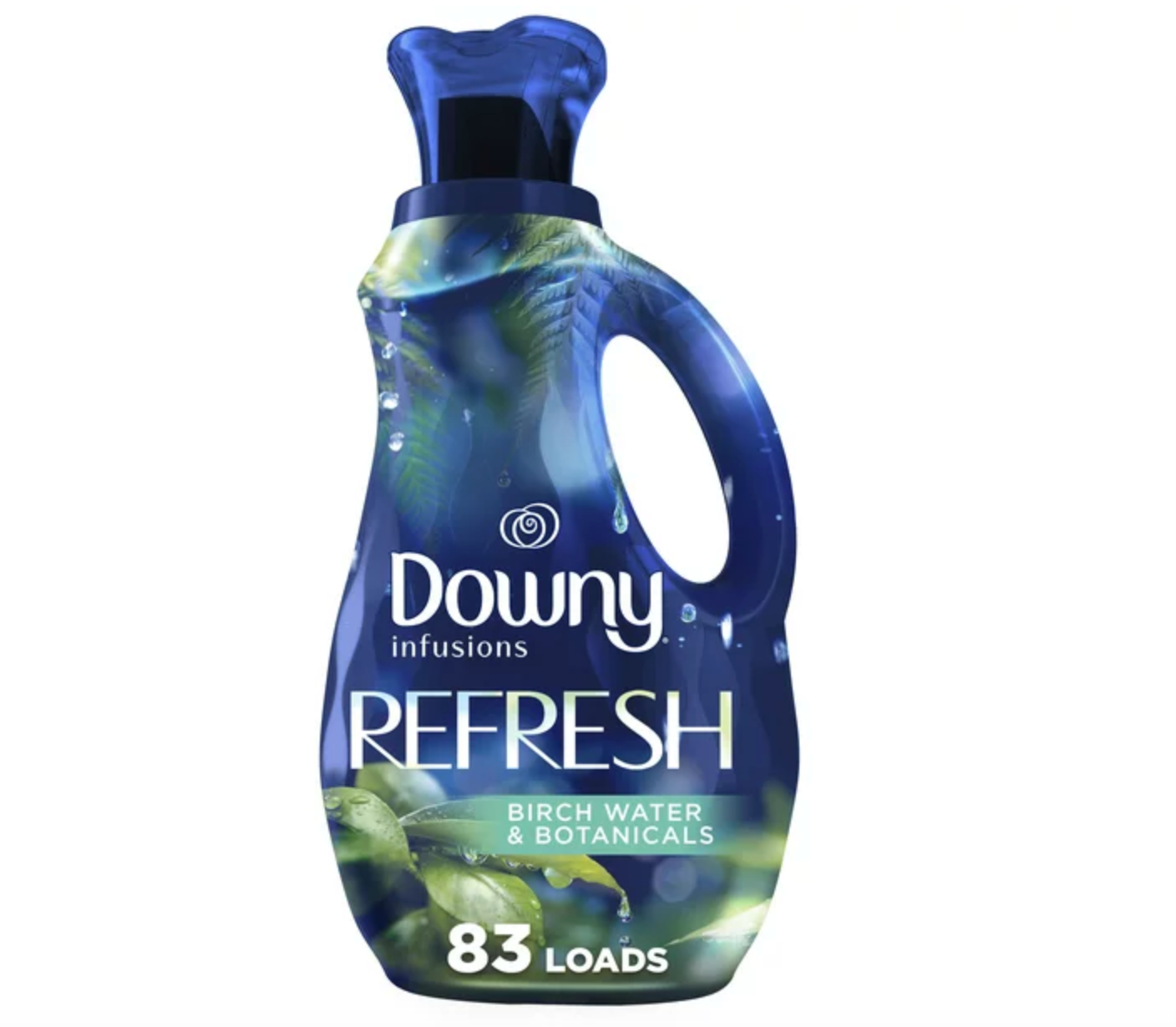 Downy Infusions Liquid Fabric Softener, Refresh, Birch Water & Botanicals, 56 fl oz