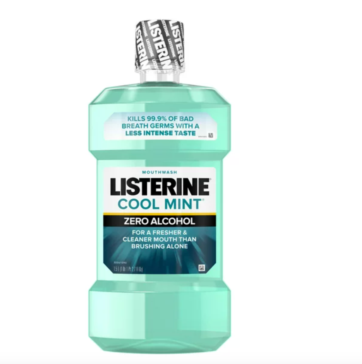 Listerine Zero Clean Mint Mouthwash for Fresher Breath and Good Oral Hygiene,1.5