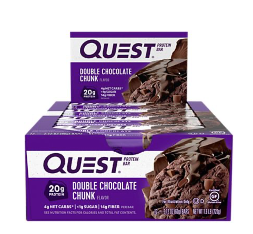 Quest Protein Bar - Double Chocolate Chunk (12 Bars)