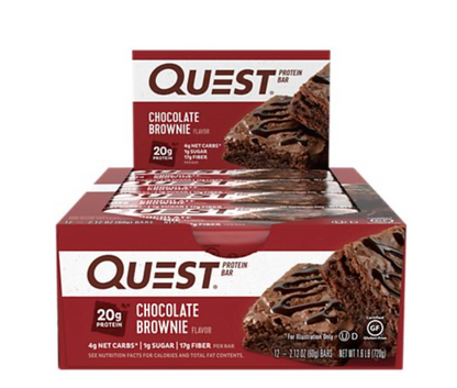 Quest Protein Bar - Chocolate Brownie (12 Bars)