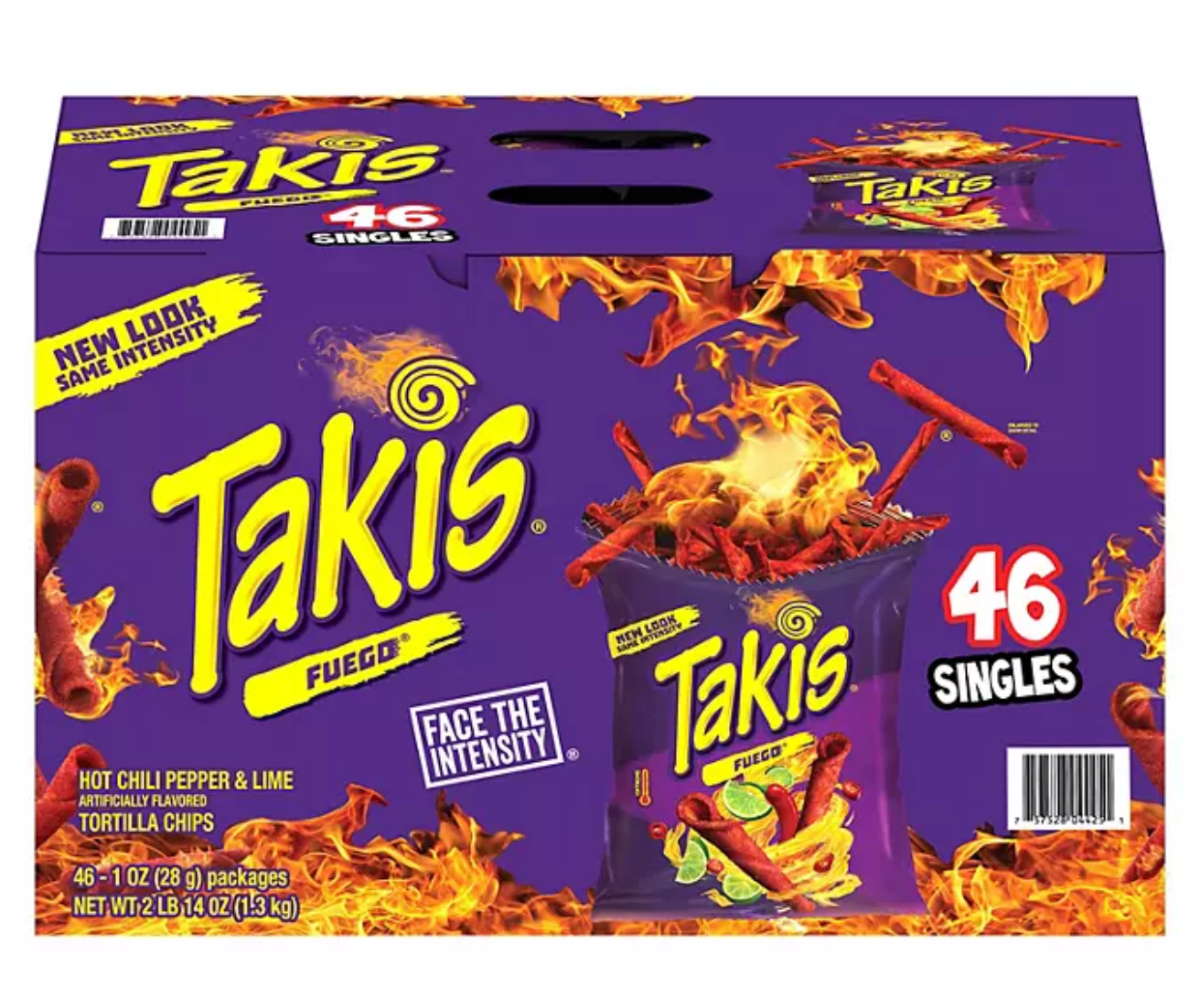 Takis Fuego Rolled Tortilla Chips (1 oz., 46 pk.)