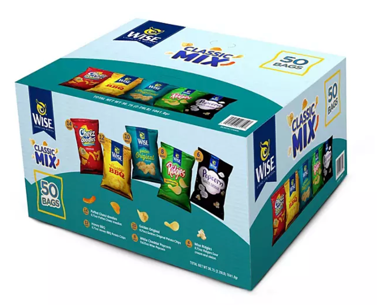 Wise Variety Pack Chips (50 ct.)