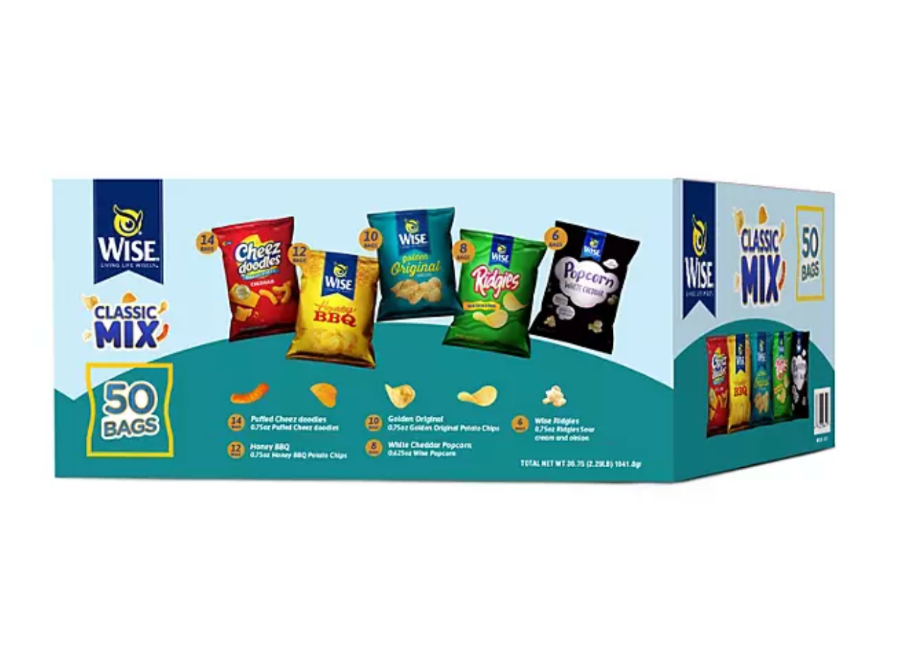 Wise Variety Pack Chips (50 ct.)