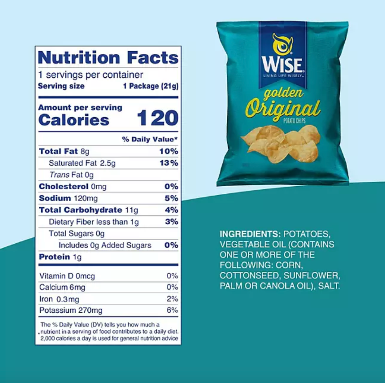 Wise Variety Pack Chips (50 ct.)