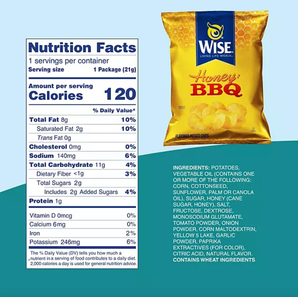 Wise Variety Pack Chips (50 ct.)