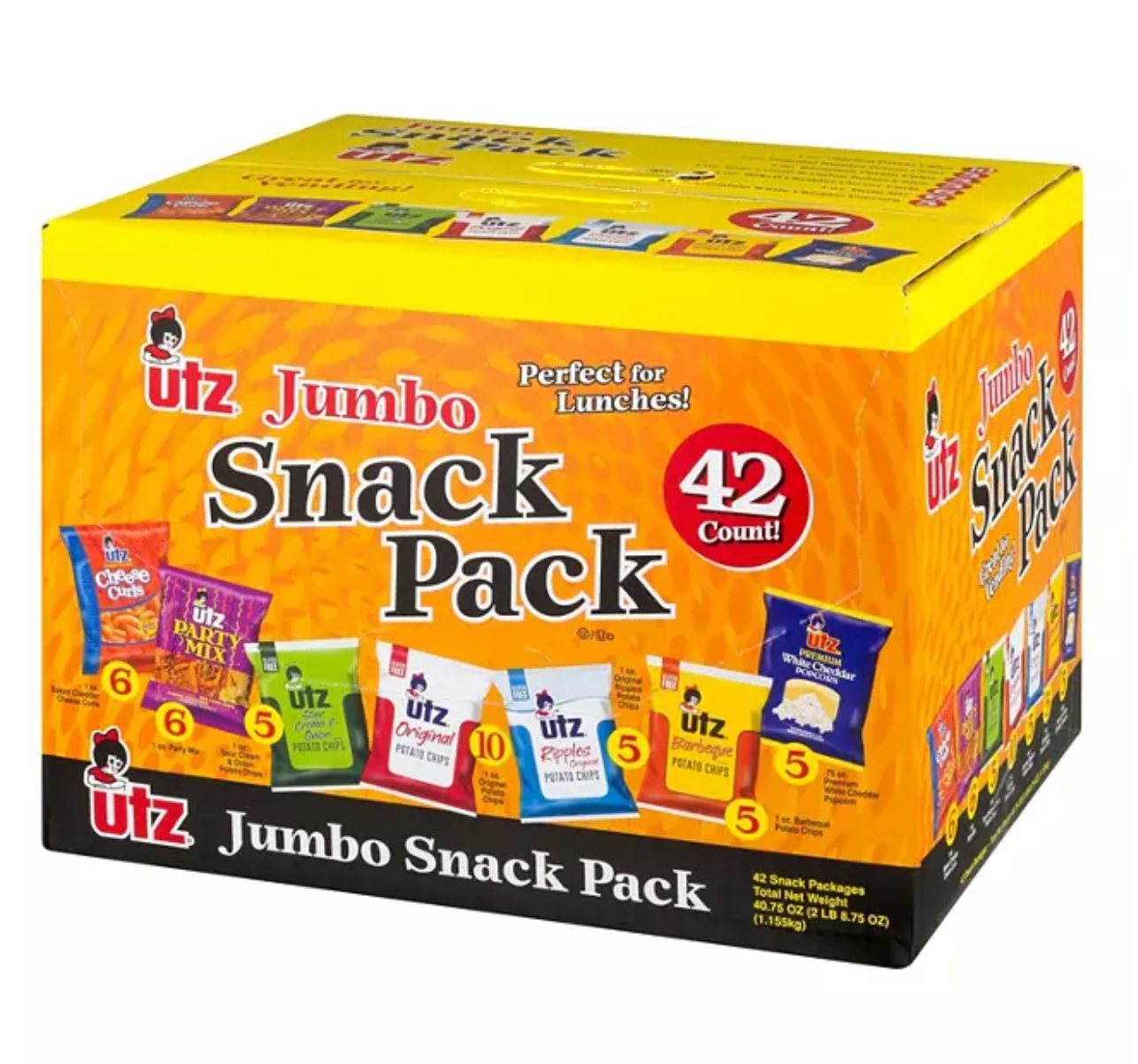 Utz Jumbo Snack Pack (1 oz., 42 ct.)