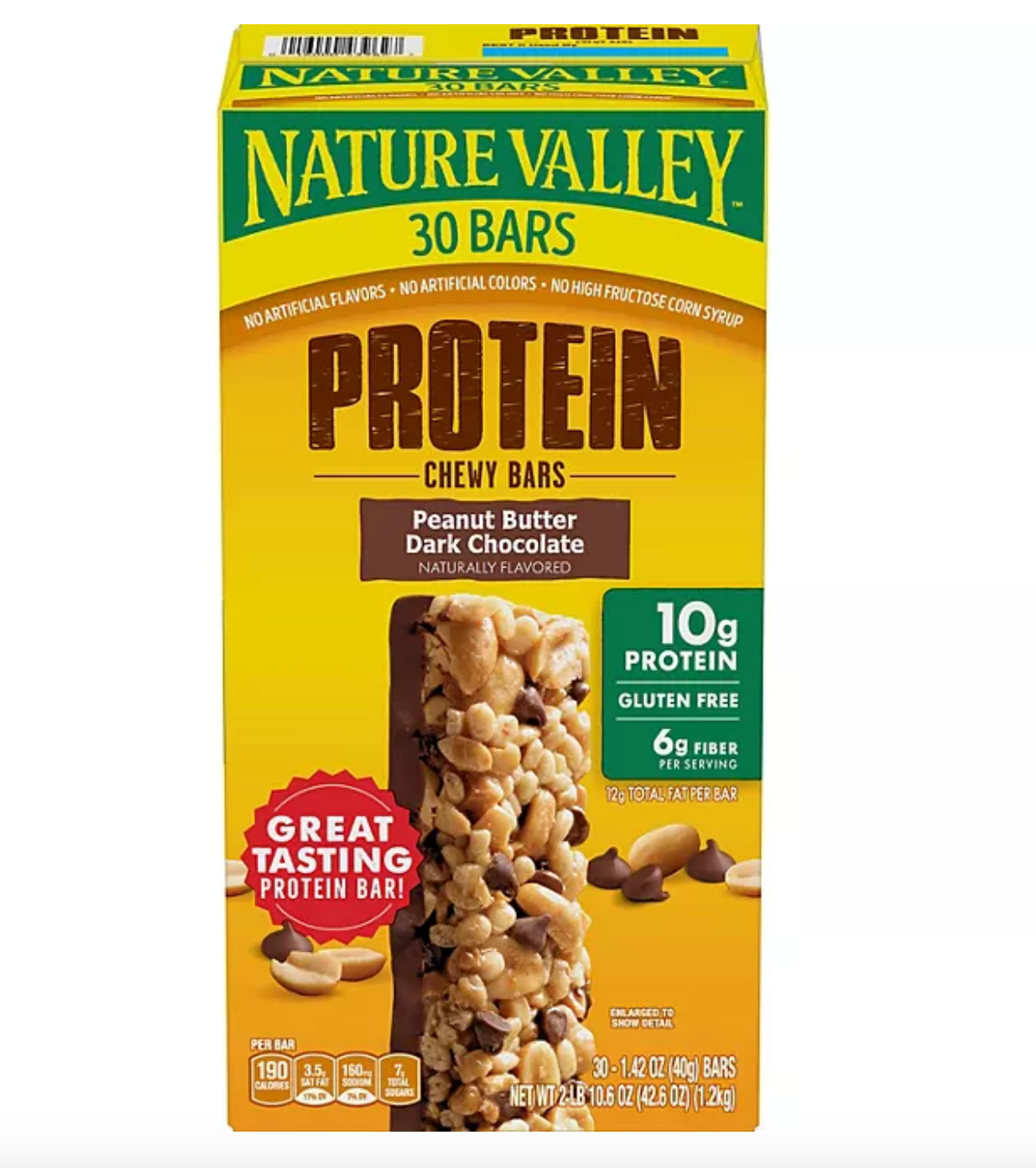 Nature Valley Peanut Butter Dark Chocolate Protein Chewy Bars (30 pk.)