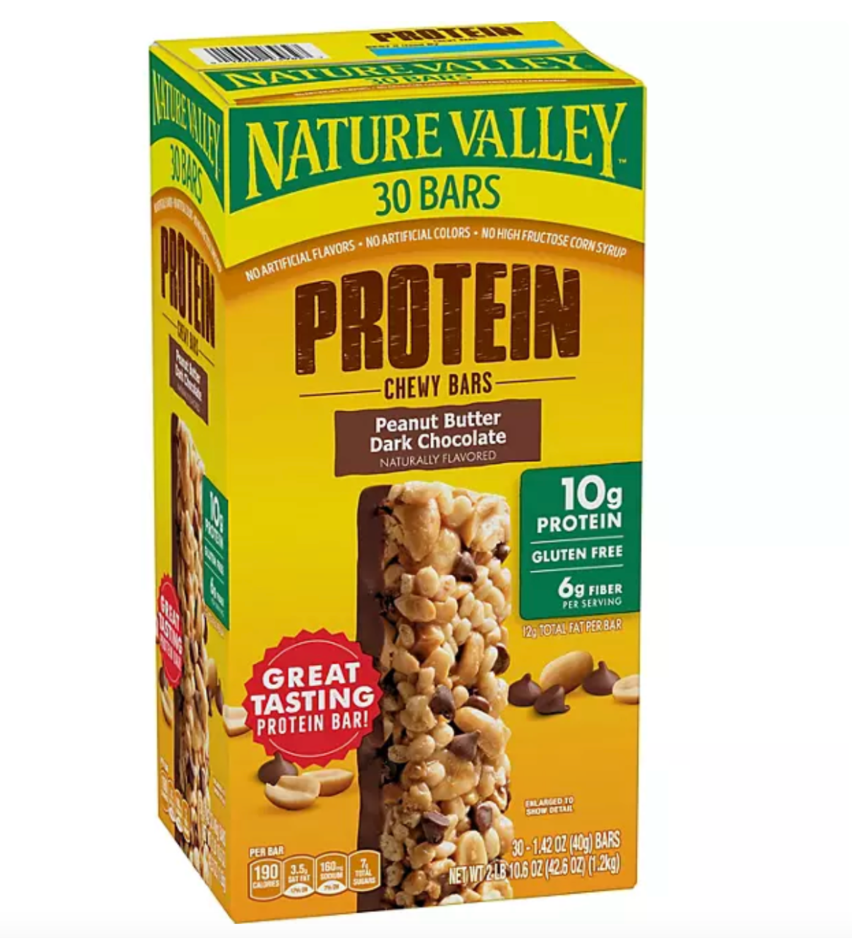 Nature Valley Peanut Butter Dark Chocolate Protein Chewy Bars (30 pk.)