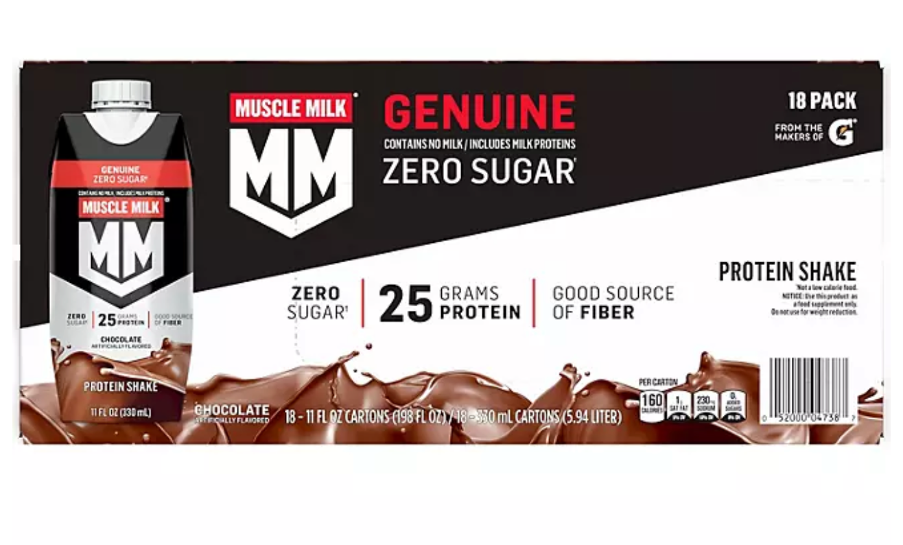 Muscle Milk Genuine Protein Shake, Chocolate (11 fl. oz., 18 pk.)