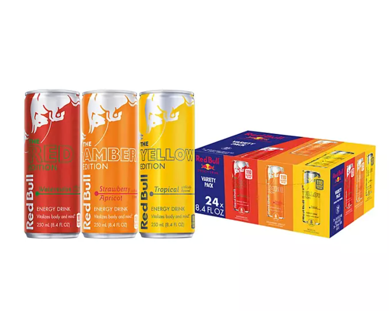 Red Bull Editions Variety Pack (8.4 fl. oz., 24 pk.)