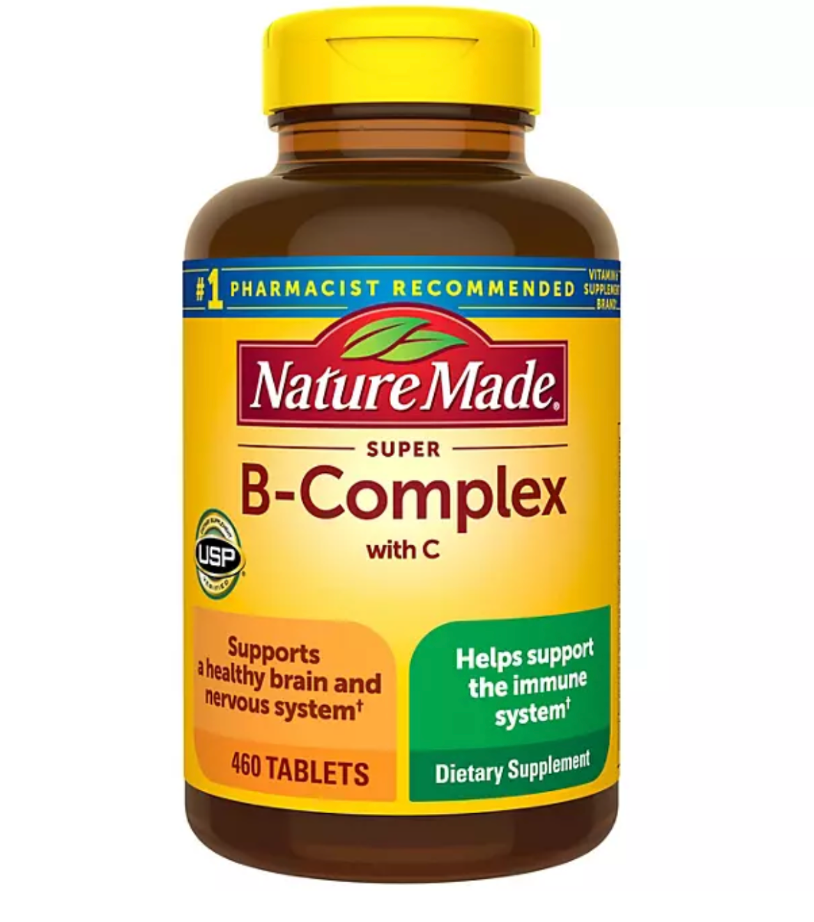 Nature Made Super B-Complex Tablets for Metabolic Health (460 ct.)