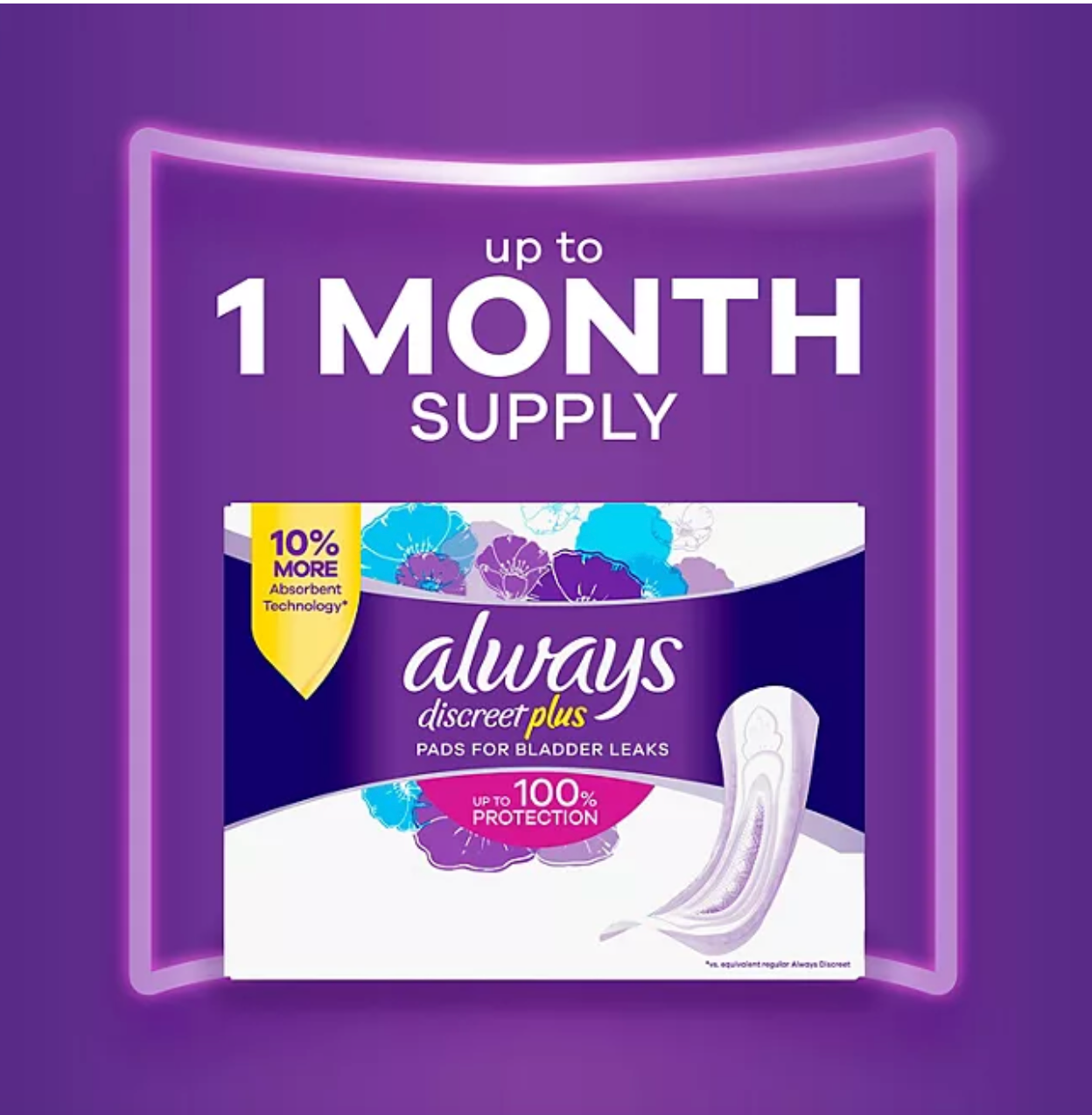 Always Discreet Incontinence Pads, Heavy Long (117 ct.)