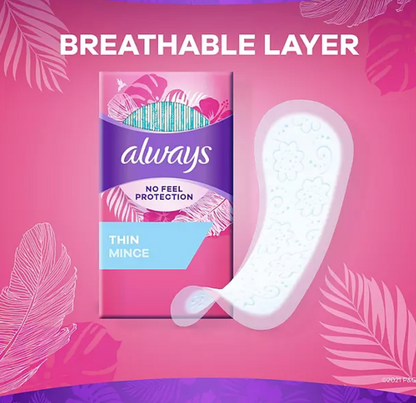 Always Daily Thin Liners, Unscented - Regular (240 ct.)