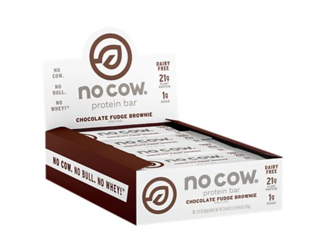 no cow Bar - Chocolate Fudge Brownie (12 Bars)