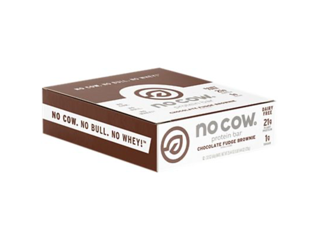 no cow Bar - Chocolate Fudge Brownie (12 Bars)