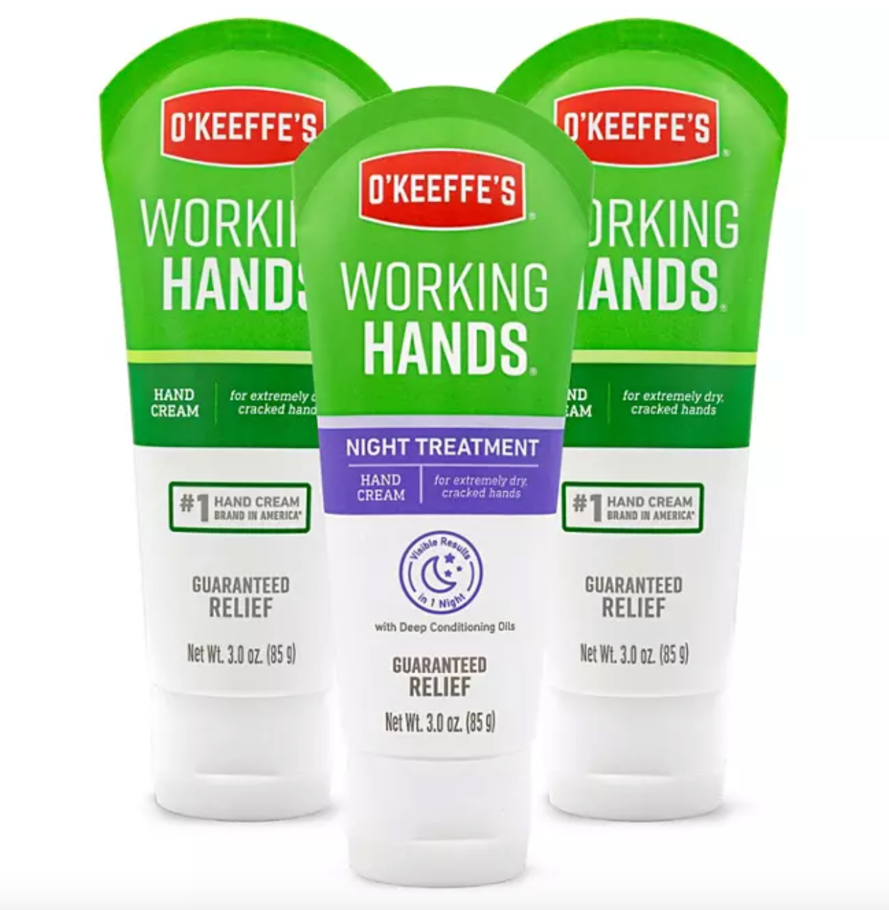 O'Keeffe's Working Hands and Working Hands Night Treatment (3 oz., 3 pk.)