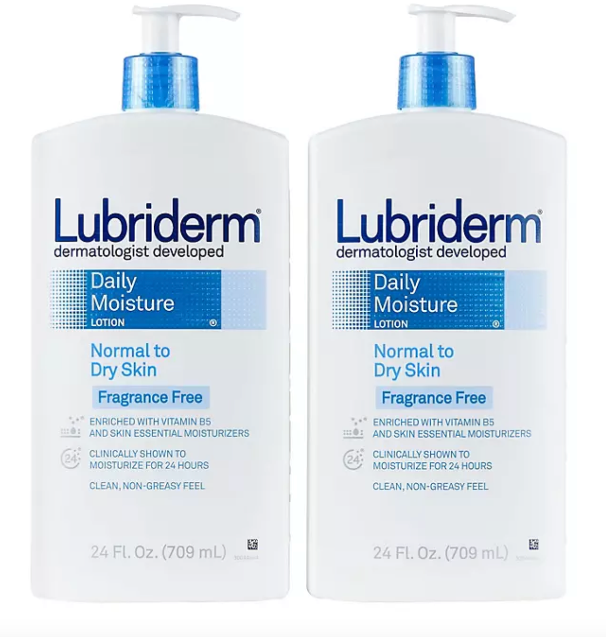 Lubriderm Daily Moisture Body Lotion, Fragrance-Free (24 fl. oz., 2 pk.)