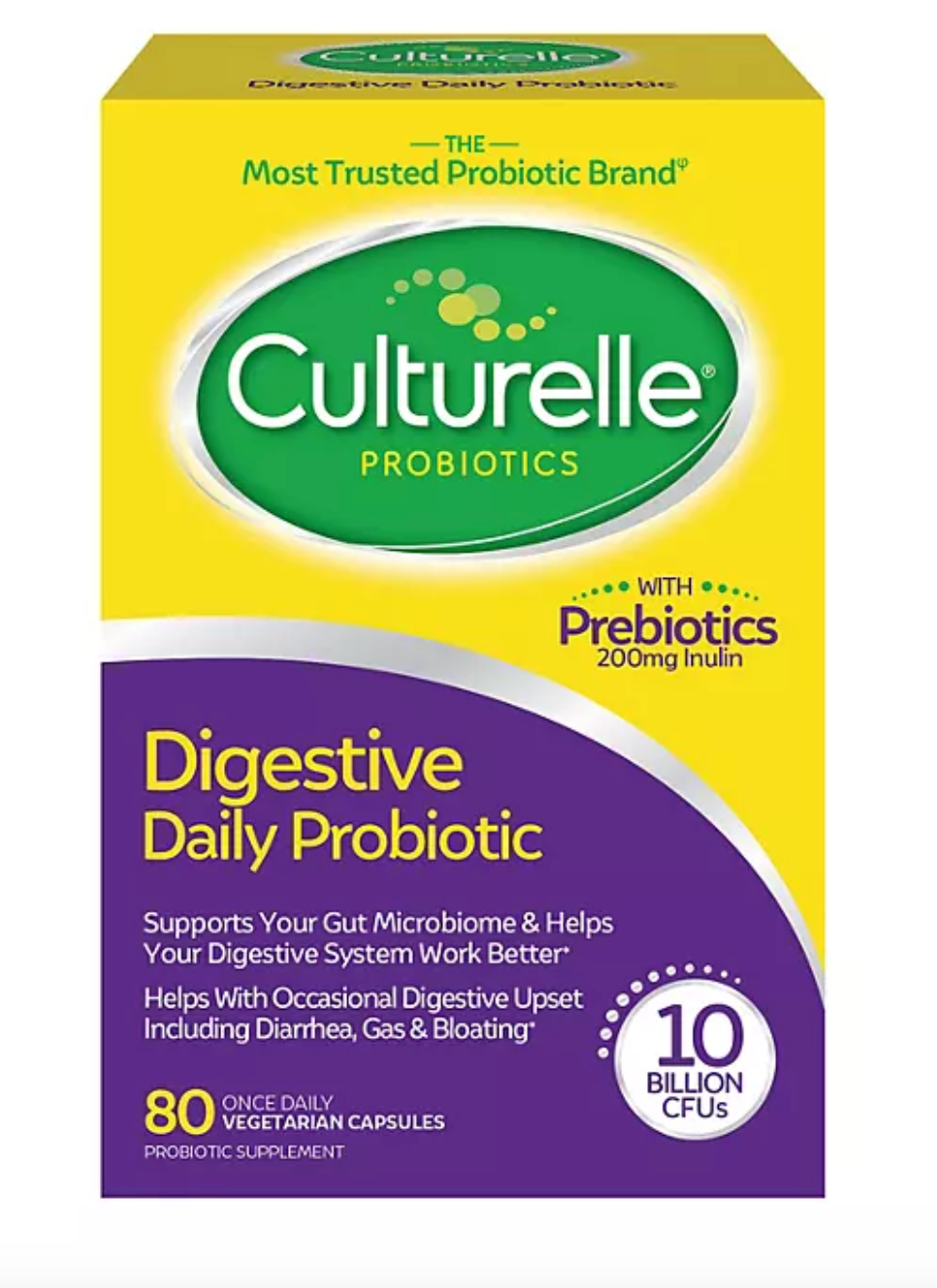 Culturelle Daily Probiotic Supplement Capsules (80 ct.)