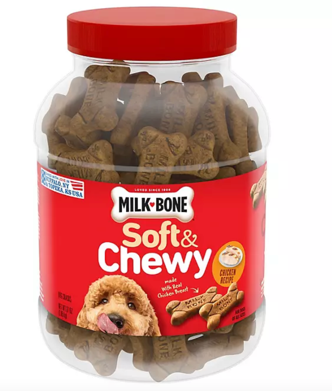 Milk-Bone Soft & Chewy Dog Snacks, Chicken Recipe (37 oz.)