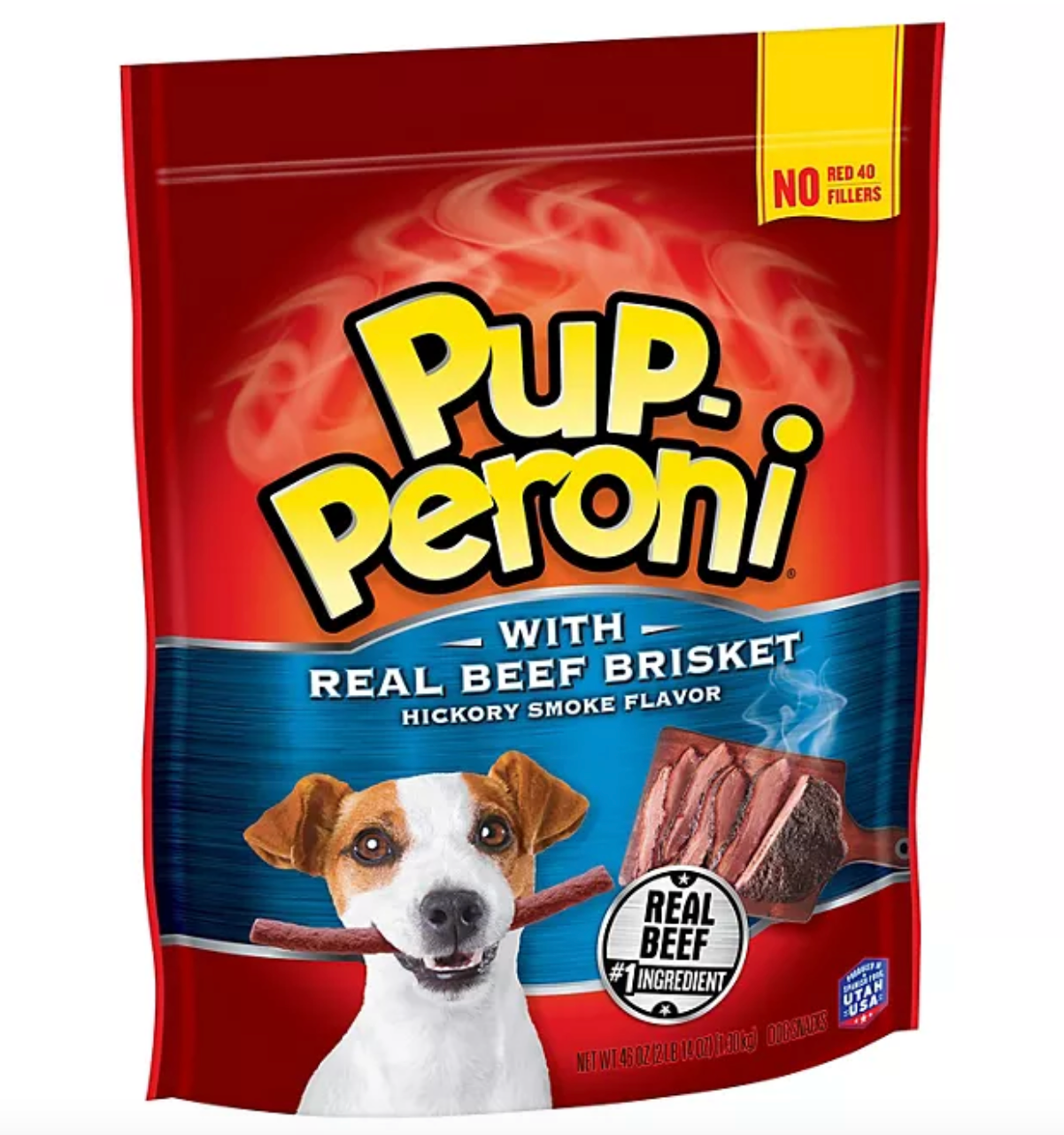 Pup-Peroni Dog Treats with Real Beef Brisket, Hickory Smoked Flavor (46 oz.)