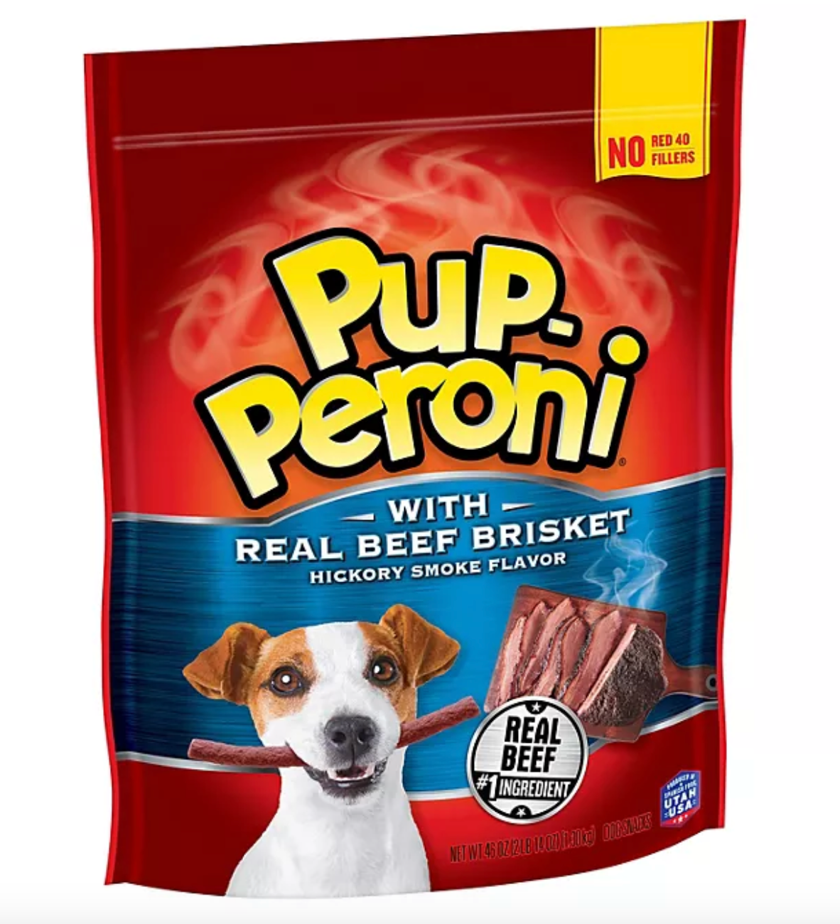 Pup-Peroni Dog Treats with Real Beef Brisket, Hickory Smoked Flavor (46 oz.)