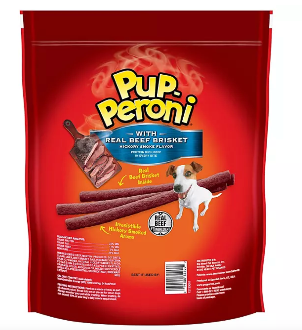 Pup-Peroni Dog Treats with Real Beef Brisket, Hickory Smoked Flavor (46 oz.)