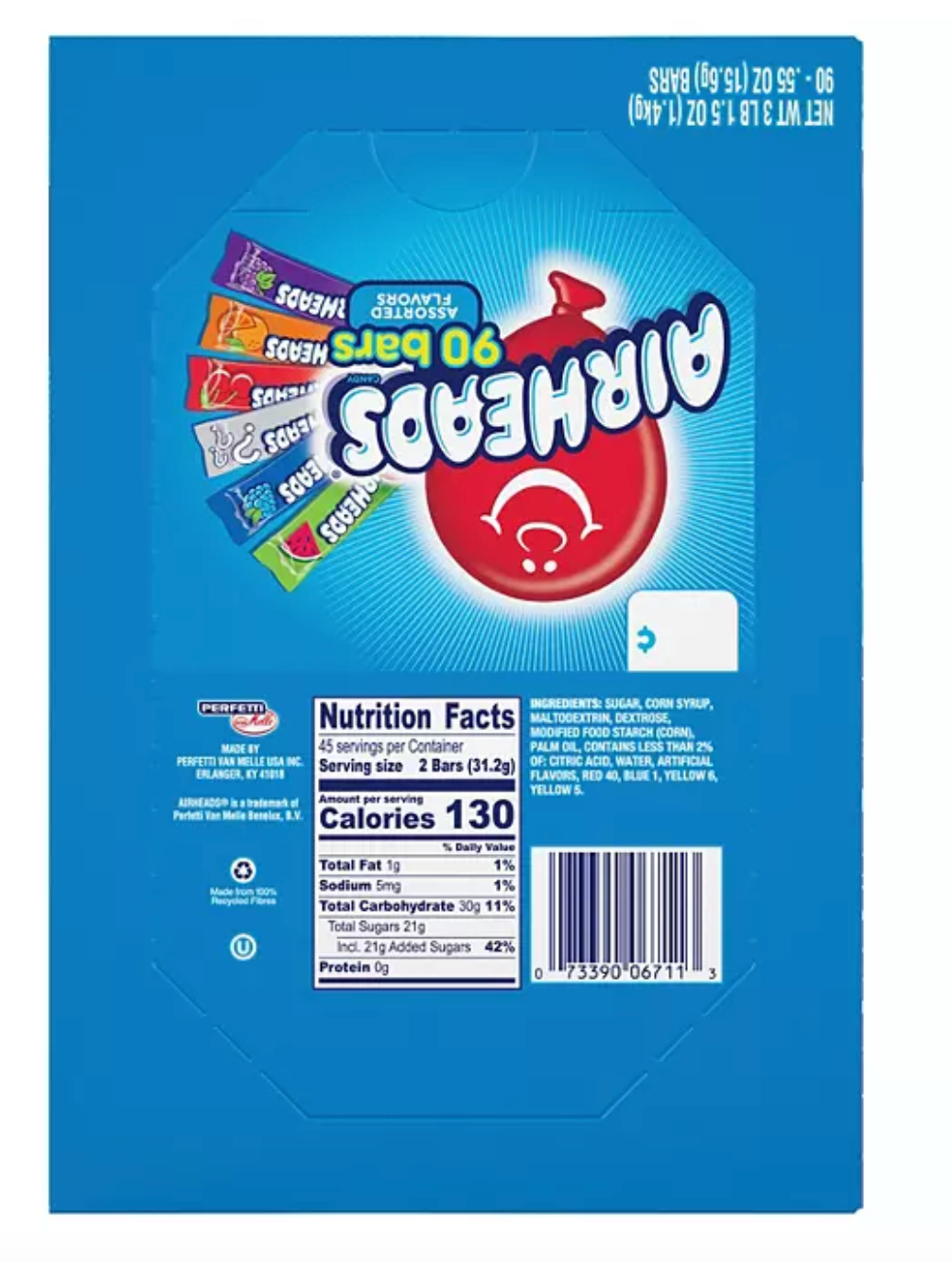 AirHeads Variety Pack (0.55 oz., 90 ct.)