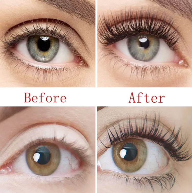 Natural Castor Oil Eyelash Growth Treatment Natural Curl Enlarge Eyes Eyelash Eyebrow Essential Serum Liquid Oil