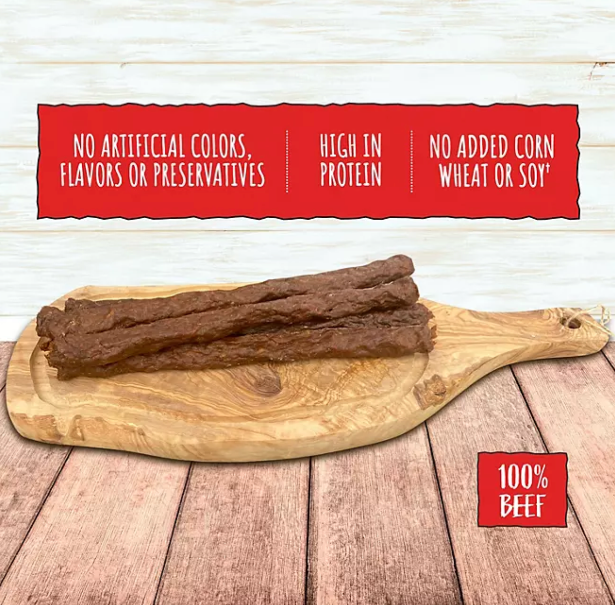 Irish Rover Beef Stick Dog Treats 35 oz.