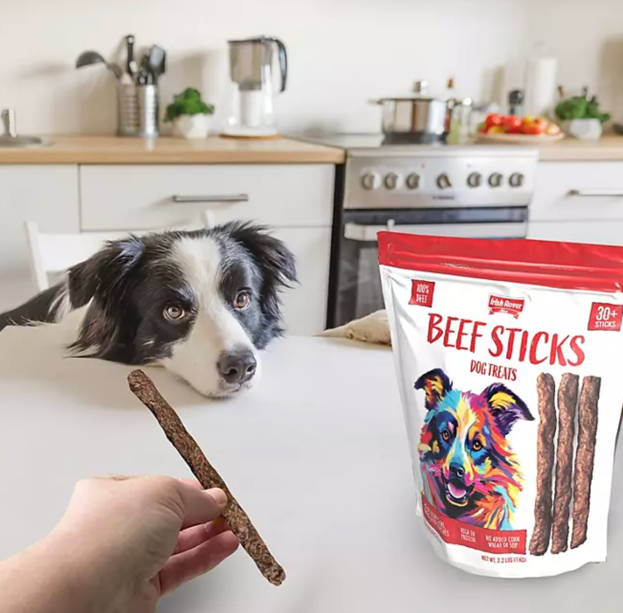 Irish Rover Beef Stick Dog Treats 35 oz.