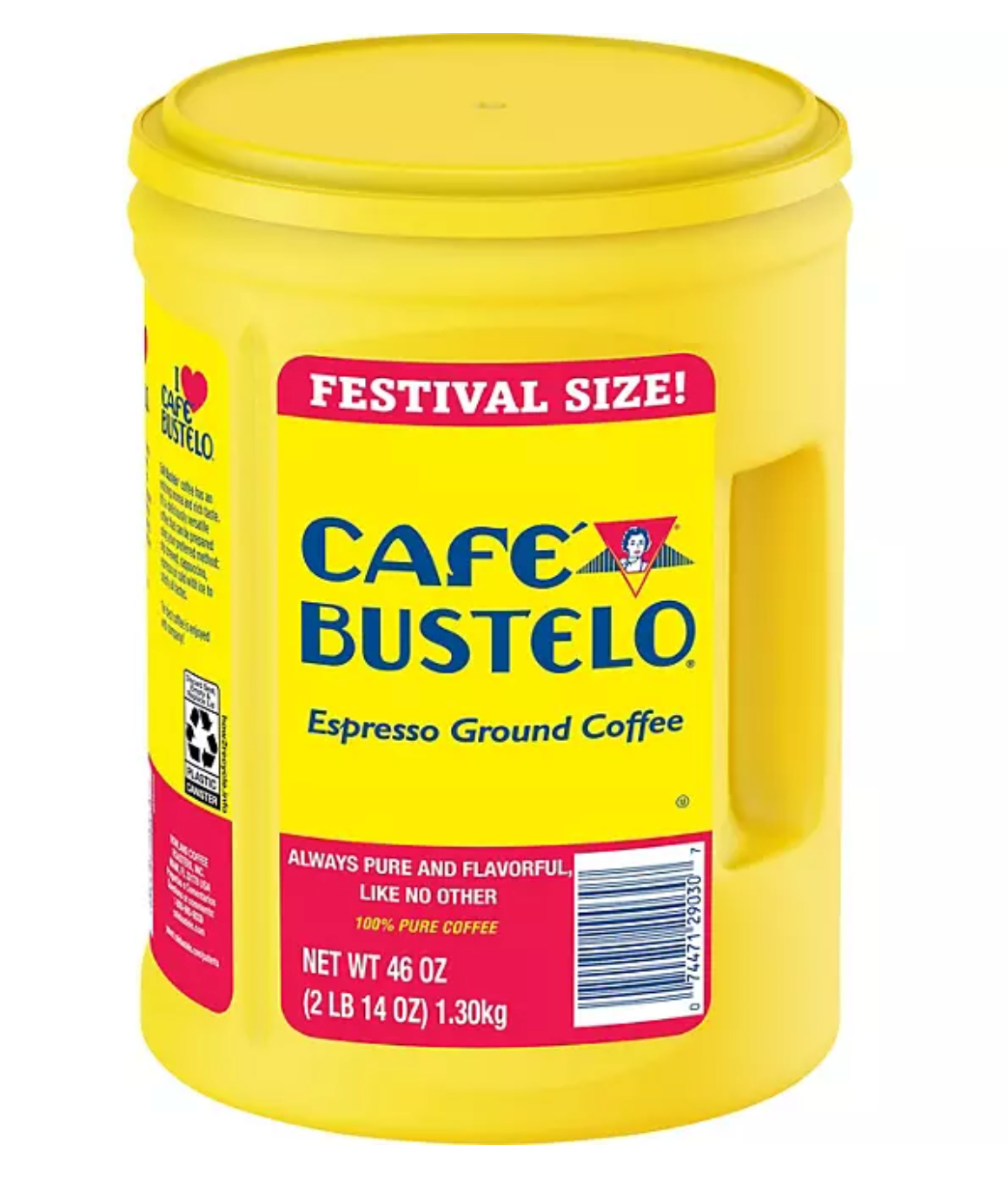 Café Bustelo Festival Size Dark Roast Ground Coffee, Espresso 46 oz.