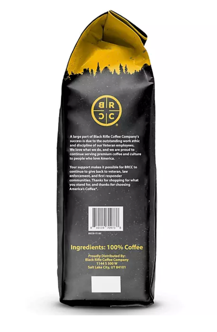 Black Rifle Coffee Company Tactisquatch, Dark Roast Ground 40 oz.