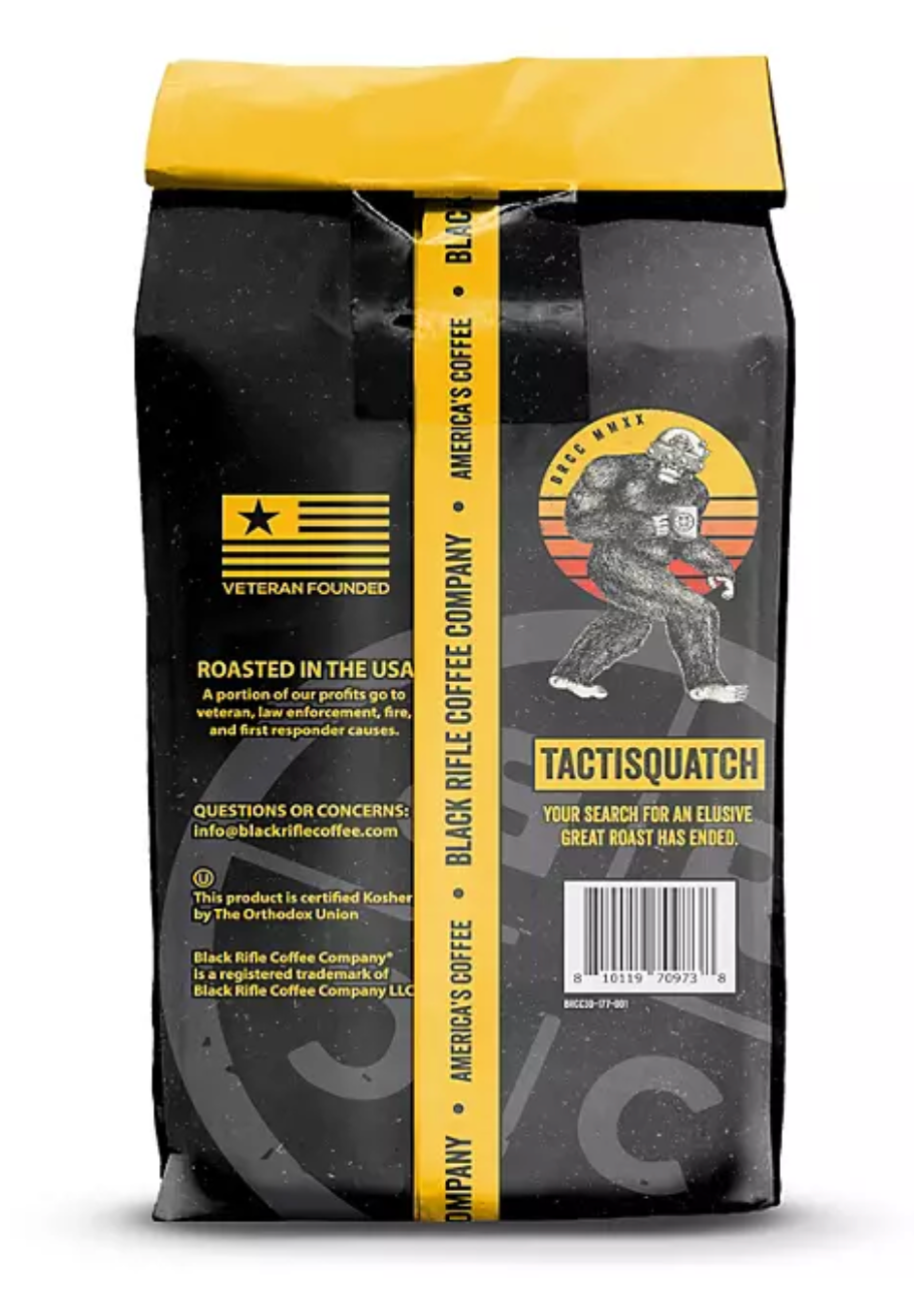 Black Rifle Coffee Company Tactisquatch, Dark Roast Ground 40 oz.