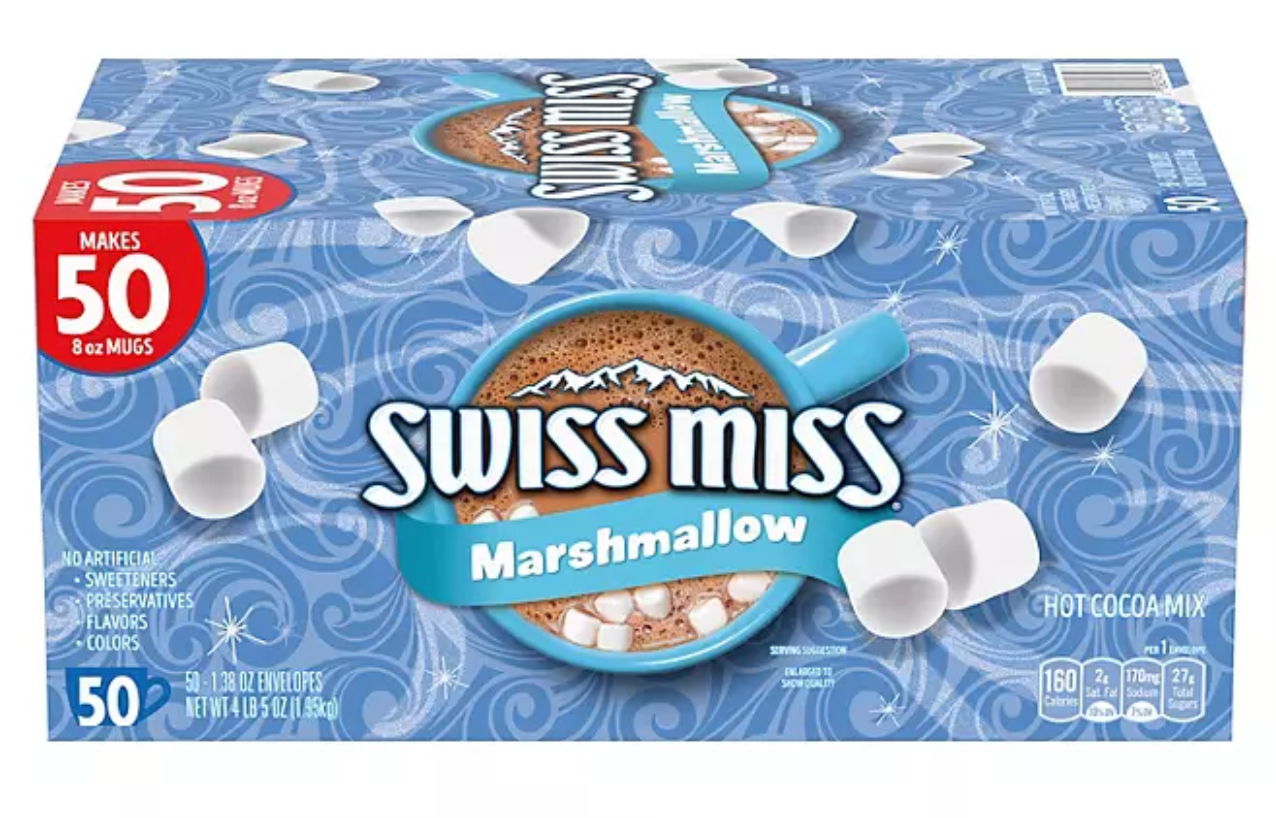 Swiss Miss Marshmallow Hot Cocoa Mix, 1.38 oz., 50 ct.