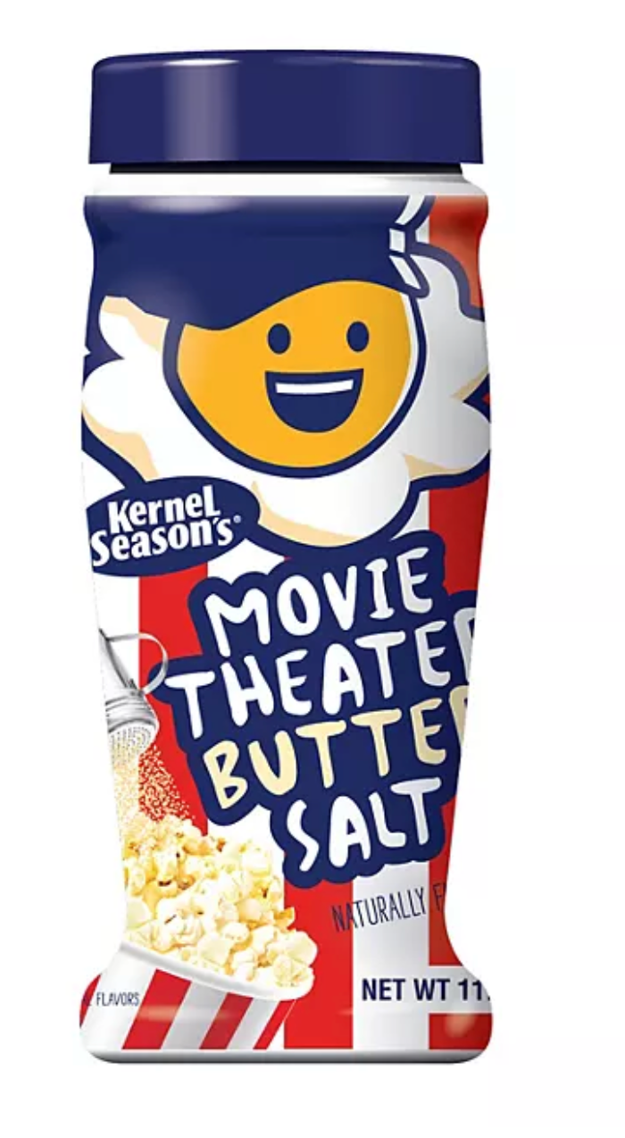 Kernel Season's Flavored Popcorn Seasoning, Movie Theater Butter Salt, 11.75 oz.