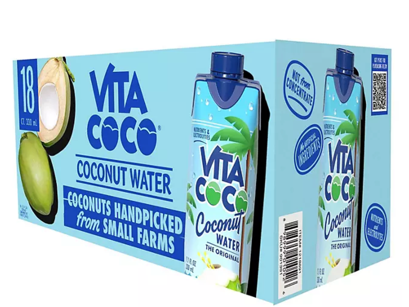 Vita Coco Coconut Water 11.1 fl. oz., 18 pk.