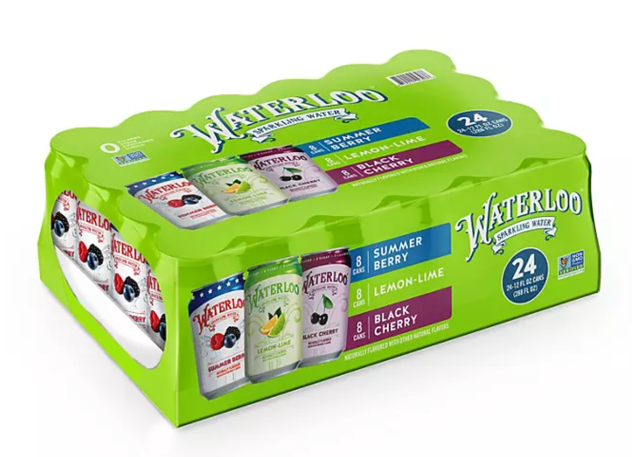 Waterloo Sparkling Water Variety Pack 12 fl. oz., 24 pk.