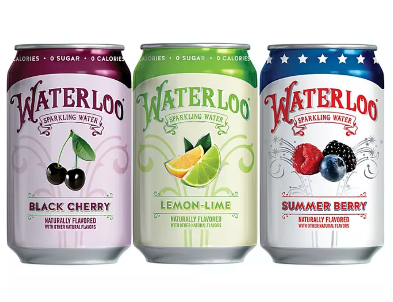 Waterloo Sparkling Water Variety Pack 12 fl. oz., 24 pk.