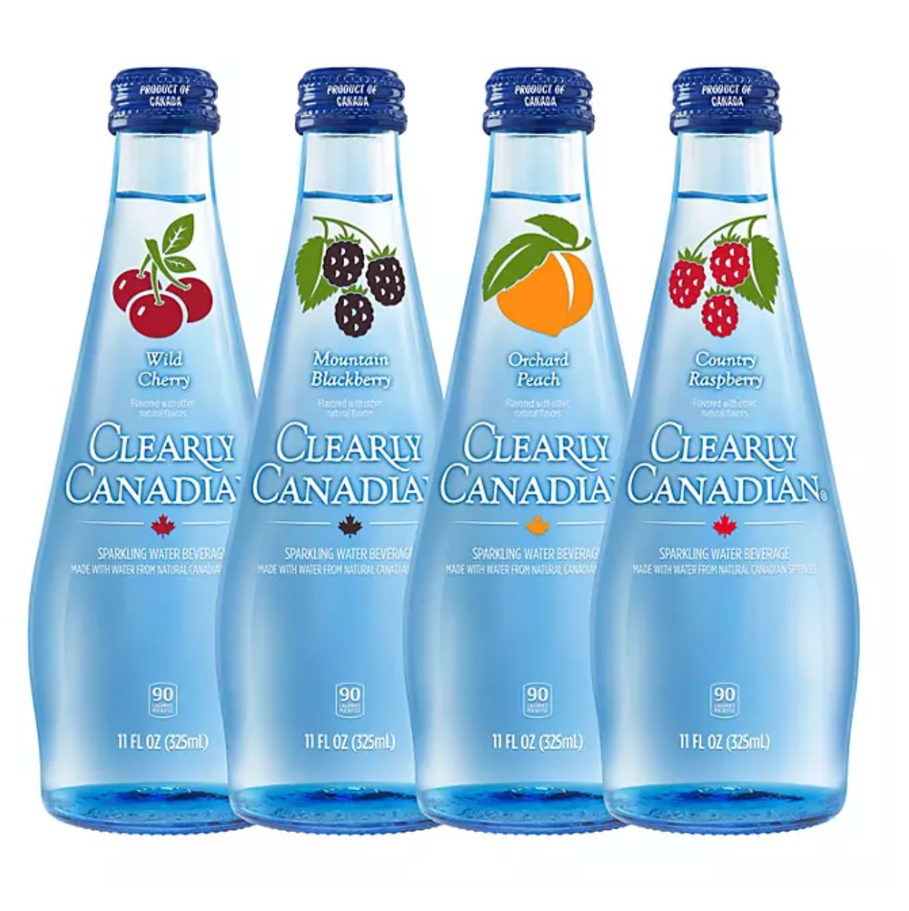 Clearly Canadian Variety Pack Sparkling Water, 11 fl. oz., 12 pk.