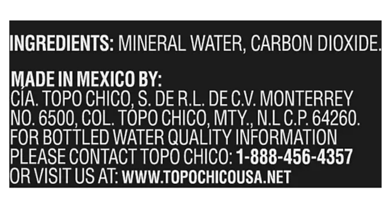 Topo Chico Sparkling Mineral Water 20 oz., 24 pk.