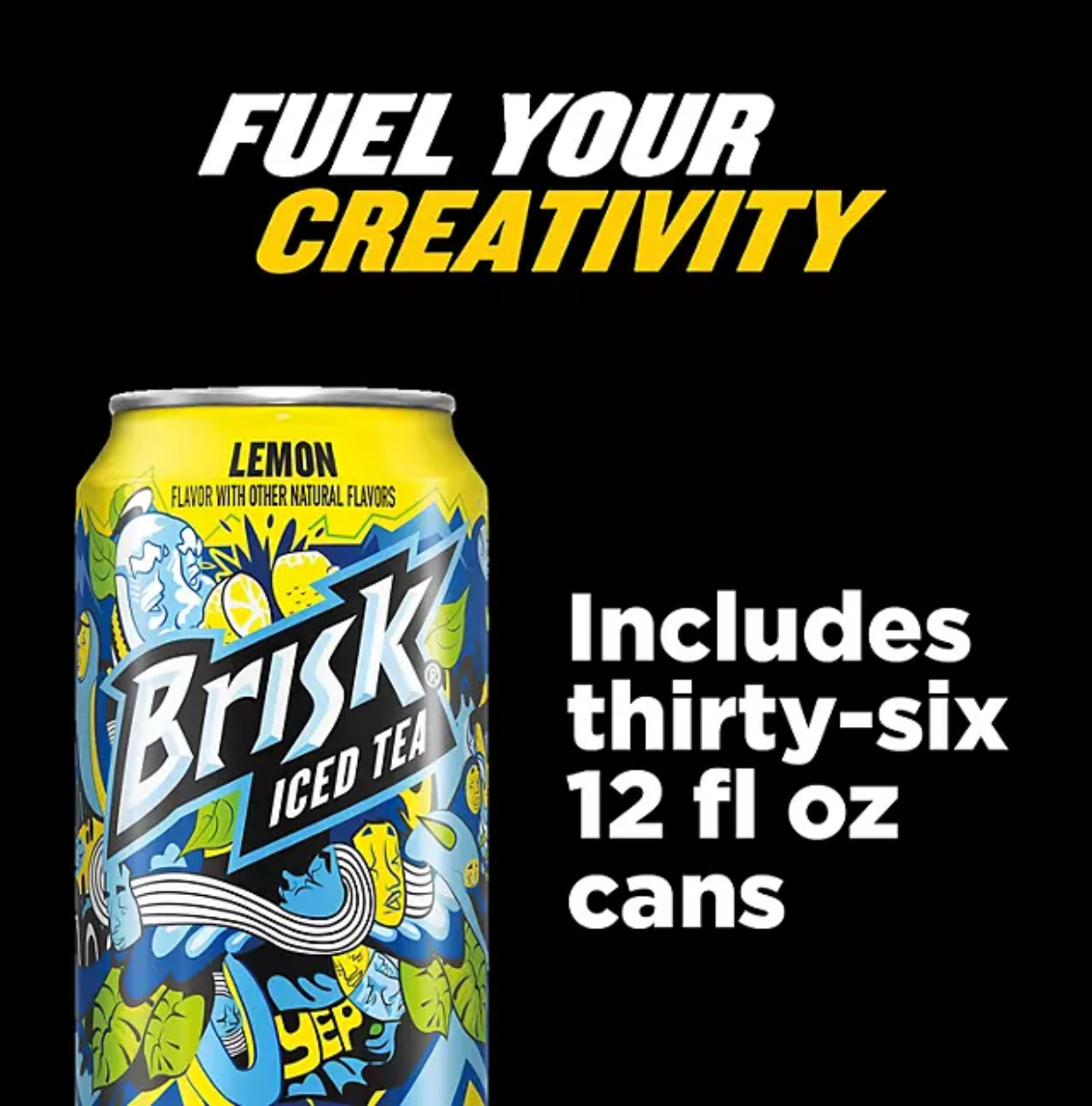 Lipton Brisk Lemon Iced Tea 12 fl. oz., 36 pk.