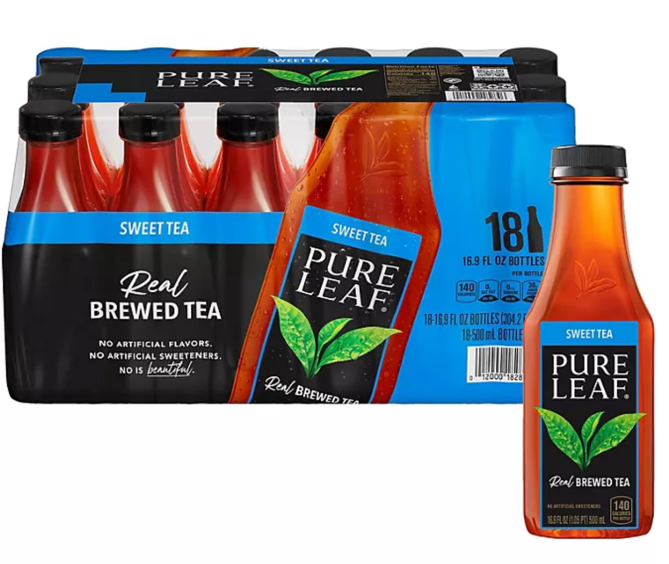 Pure Leaf Real Brewed Tea Sweet Tea 16.9 fl. oz., 18 pk.