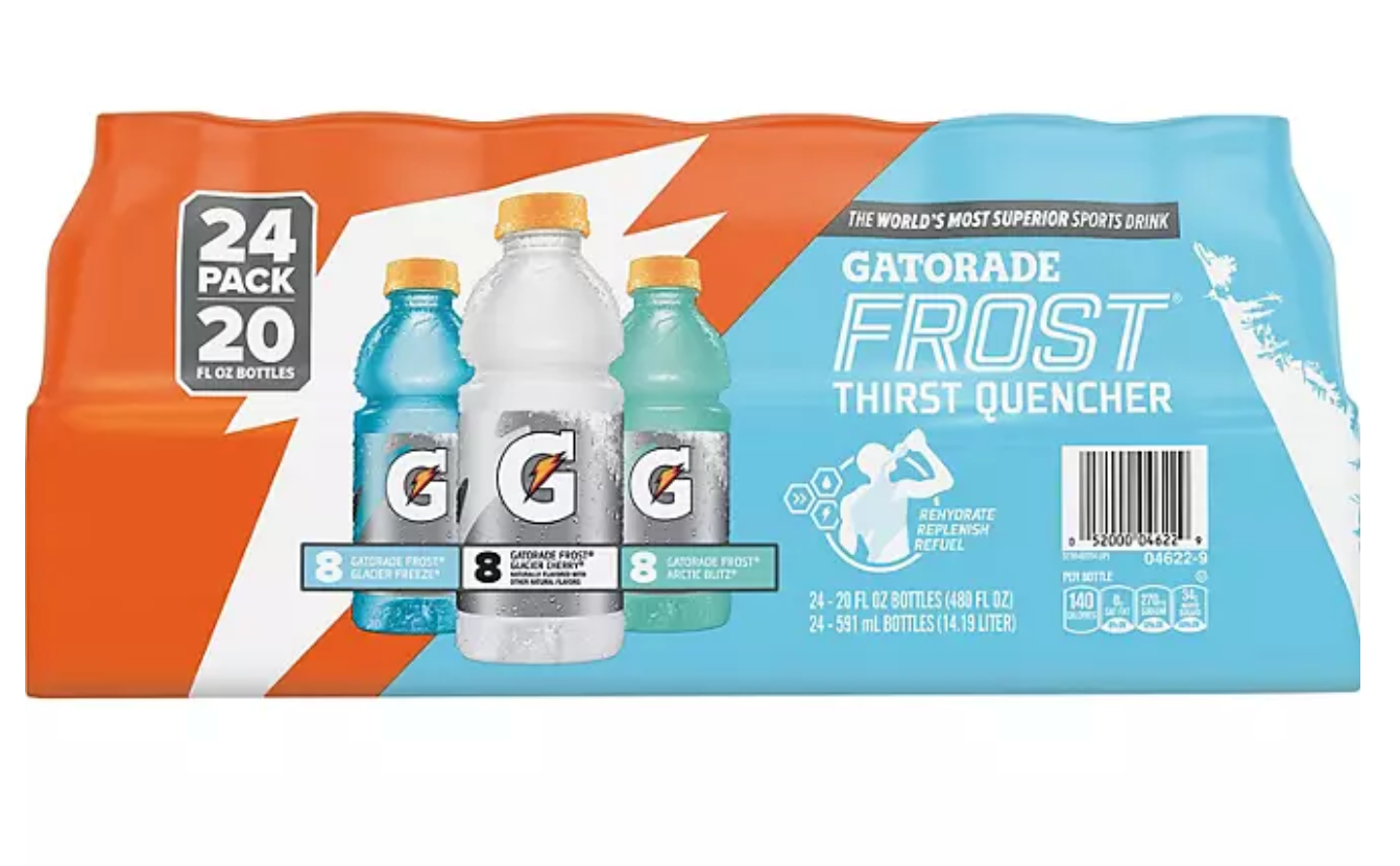 Gatorade Frost Thirst Quencher, Variety Pack 20 fl. oz., 24 pk.