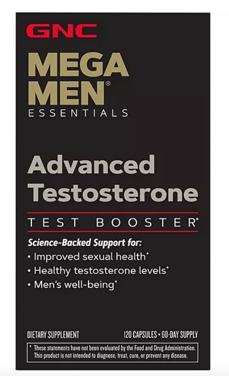 GNC Mega Men Advanced Men's Testosterone, 120 ct.