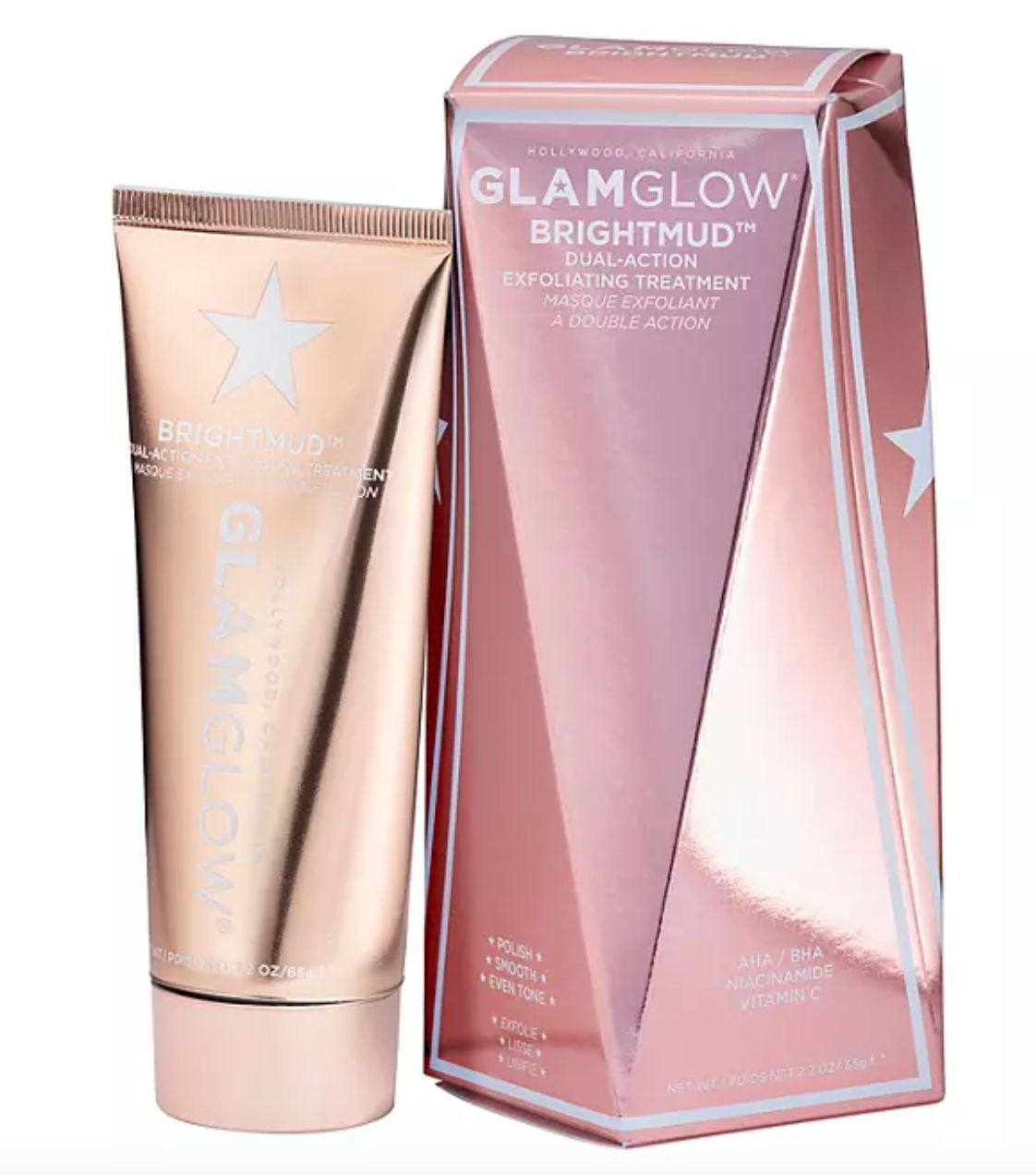 GLAMGLOW Brightmud Dual-Action Exfoliating Treatment, 2.2 oz.