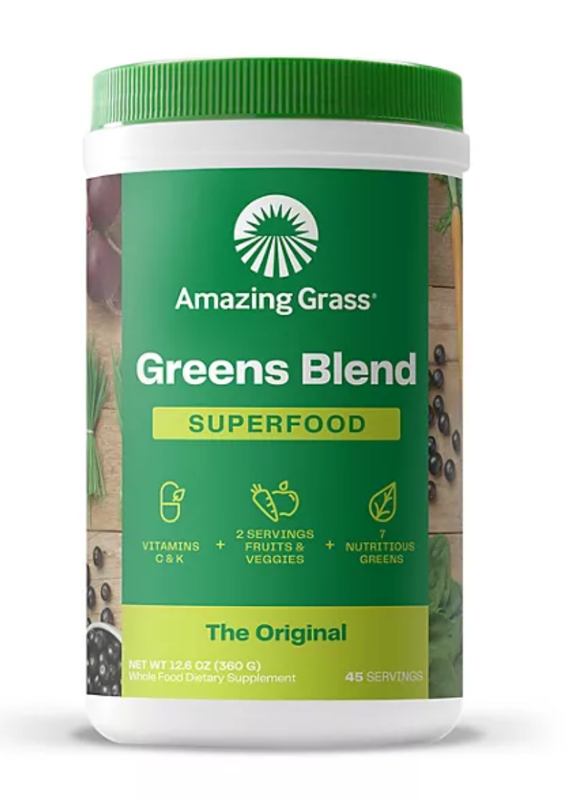 Amazing Grass Green Superfood Powder, Original, 45 servings, 12.6 oz.