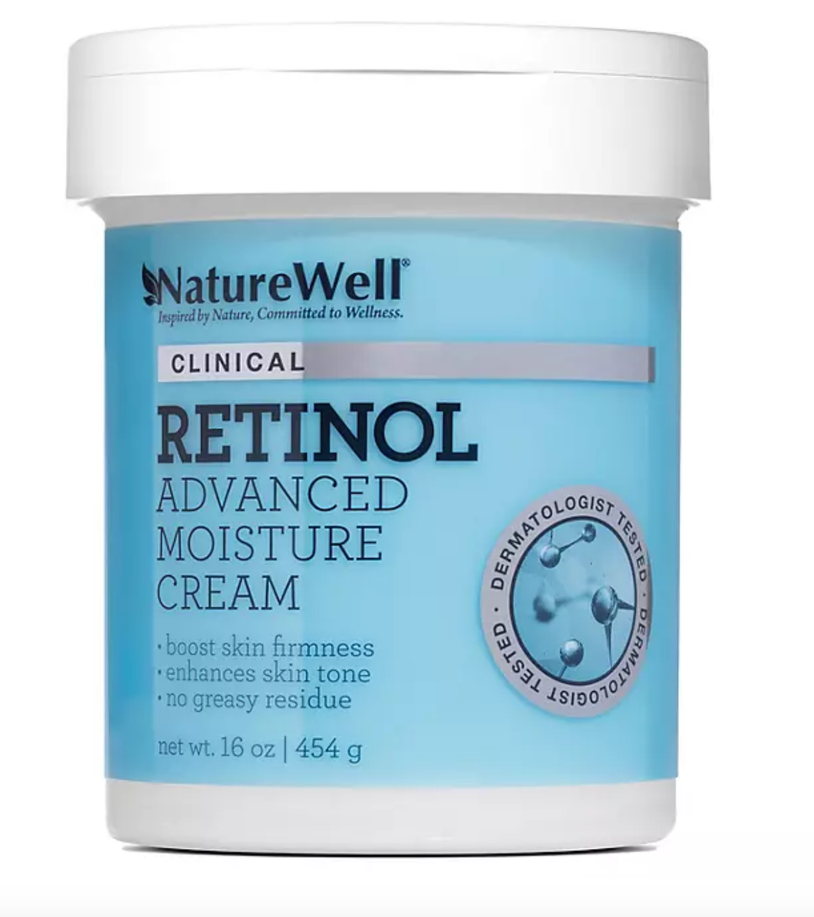 NatureWell Clinical Retinol Advanced Moisture Cream, 16 oz.